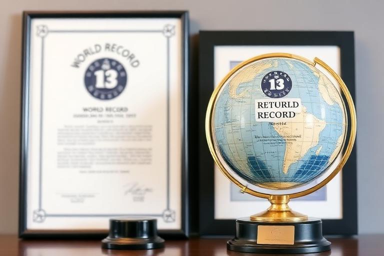 Web World Records Certificate